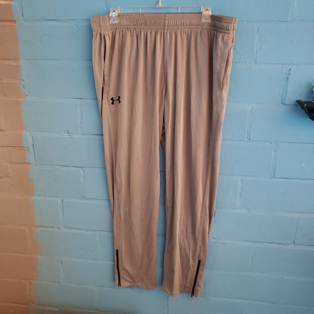 UNDER ARMOUR Mens 2XL Grey Tech Pants Loose